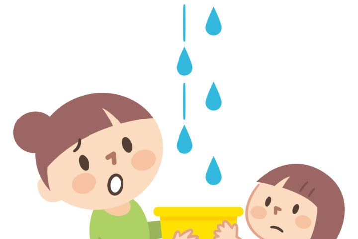 天井からの雨漏りはどうする？応急処置の方法ややってはいけない対応とは